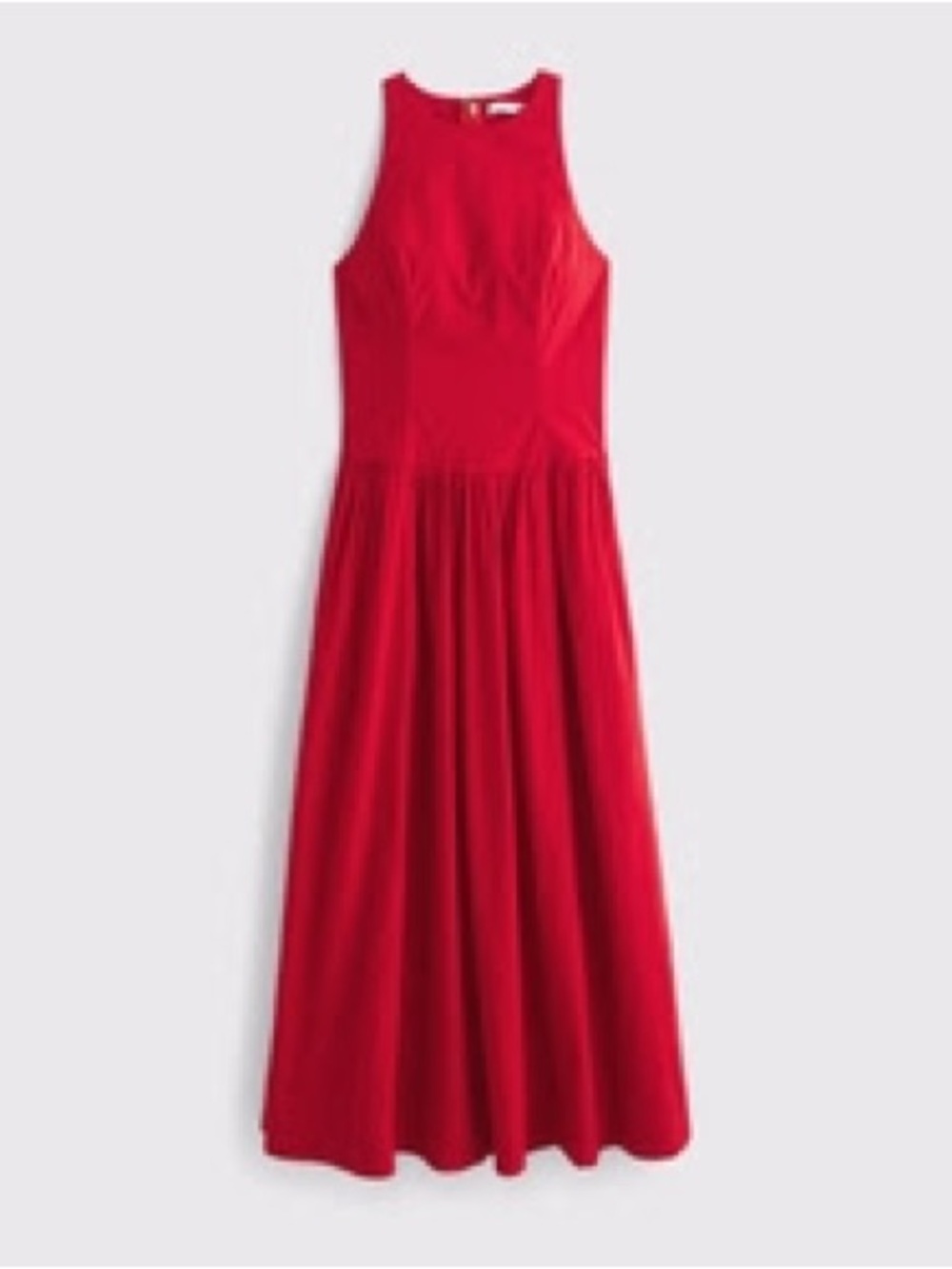 Abercrombie & Fitch Red Sleeveless Maxi Dress